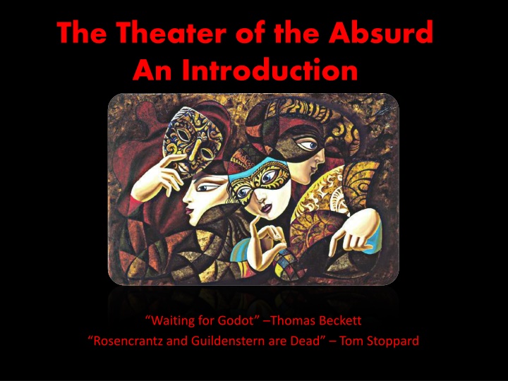 the theater of the absurd an introduction