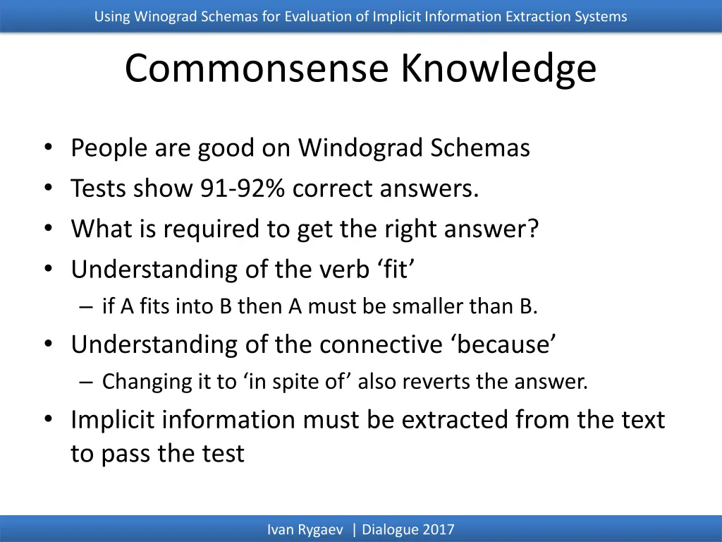 using winograd schemas for evaluation of implicit 6