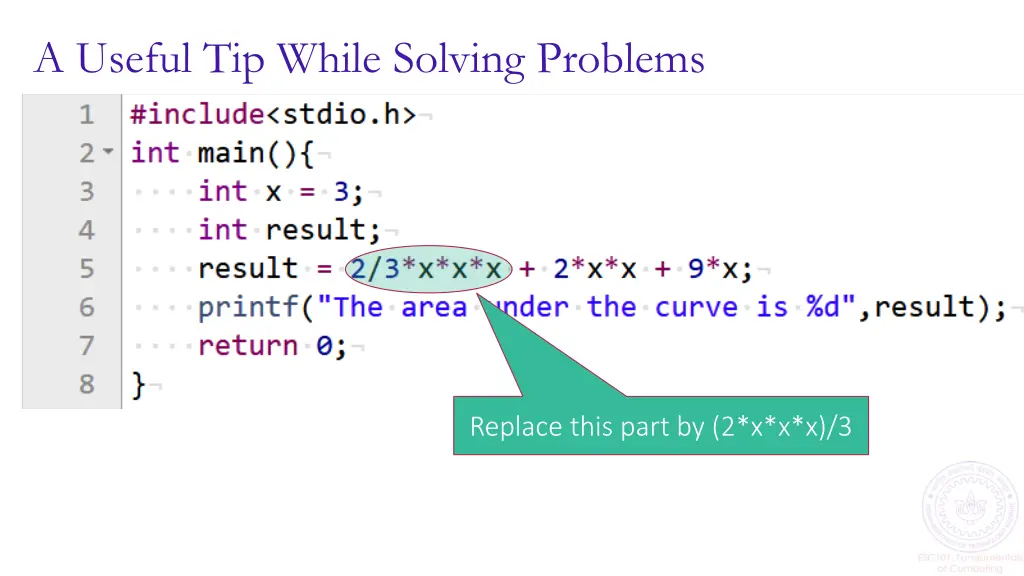 a useful tip while solving problems 2