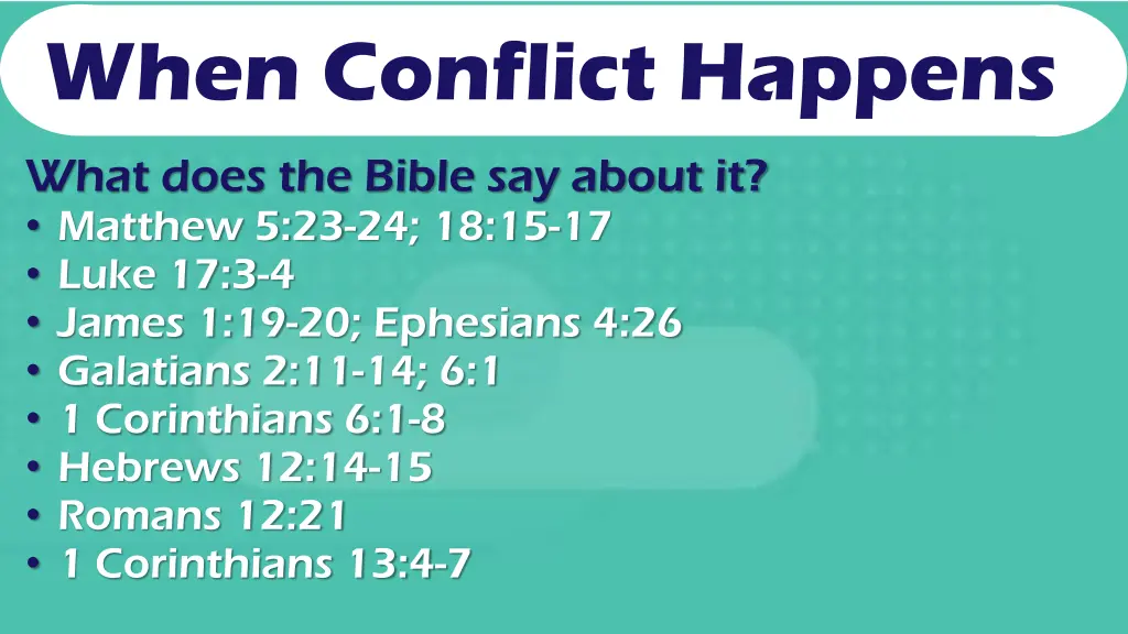 when conflict happens 1