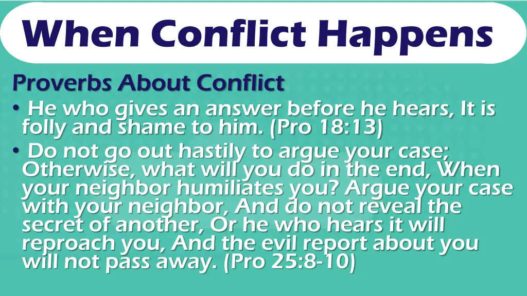when conflict happens 4