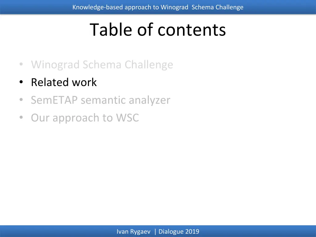 knowledge based approach to winograd schema 13