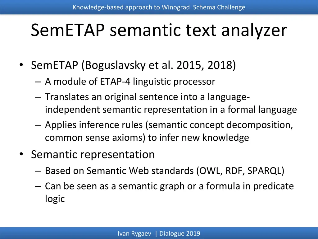 knowledge based approach to winograd schema 20