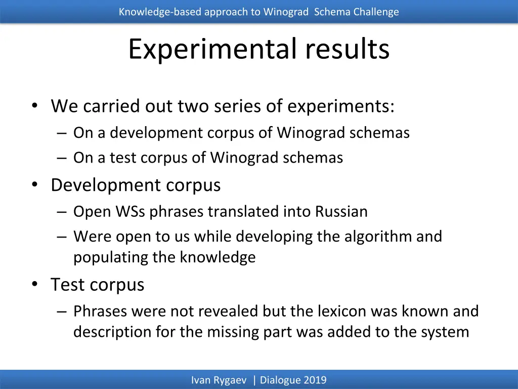 knowledge based approach to winograd schema 30