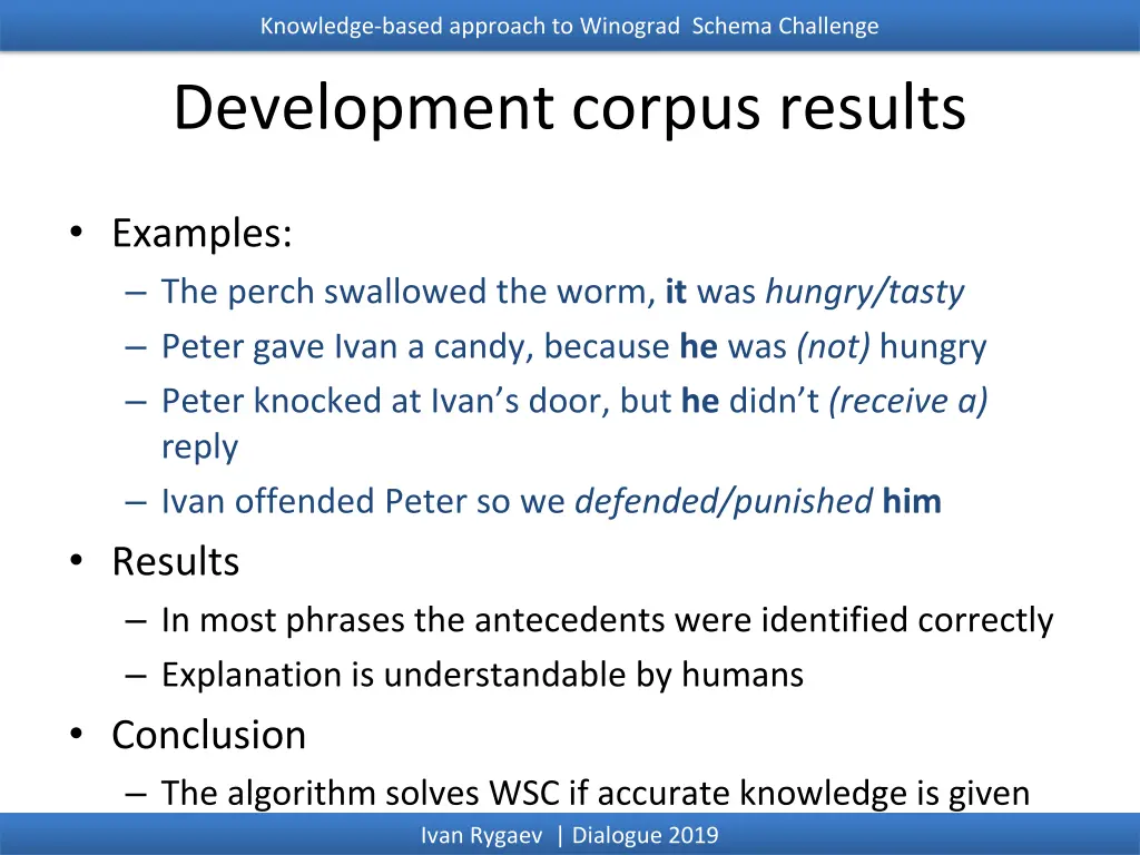 knowledge based approach to winograd schema 31