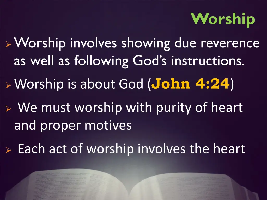 worship