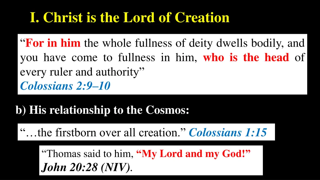 i christ is the lord of creation 1