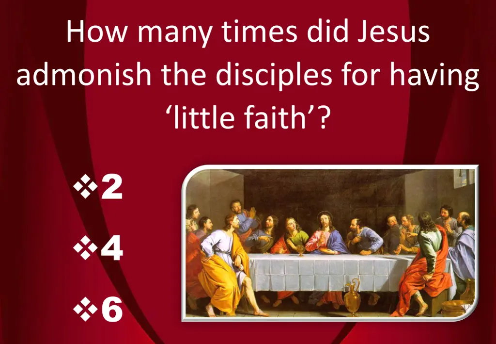 how many times did jesus admonish the disciples