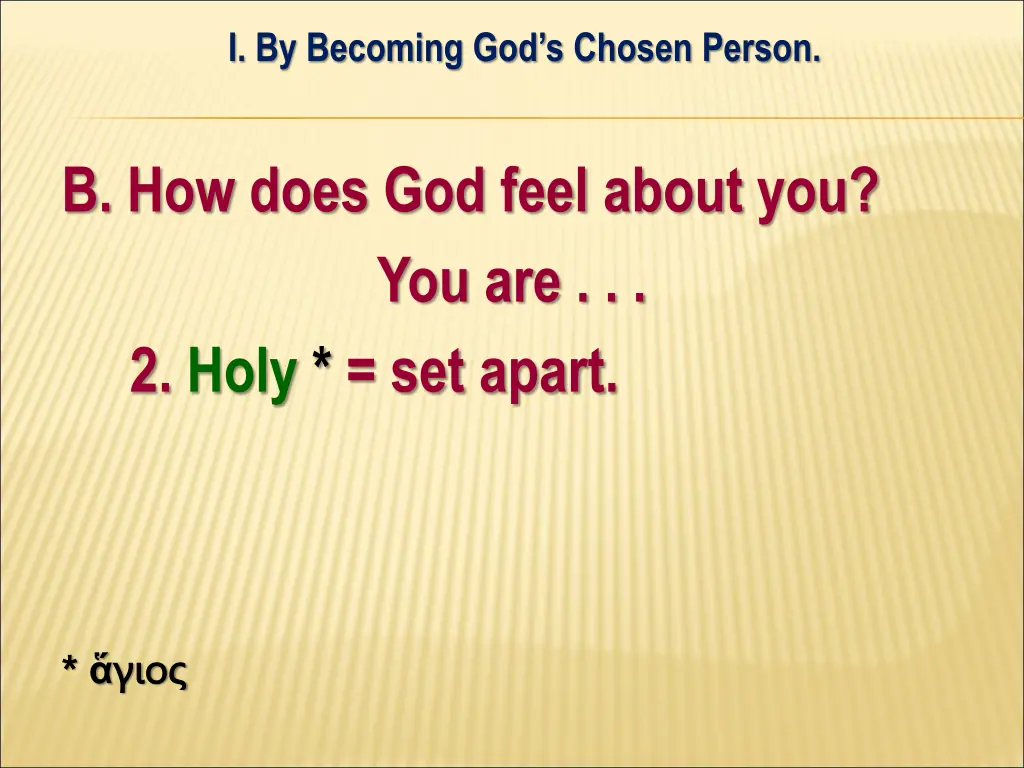 i by becoming god s chosen person 10