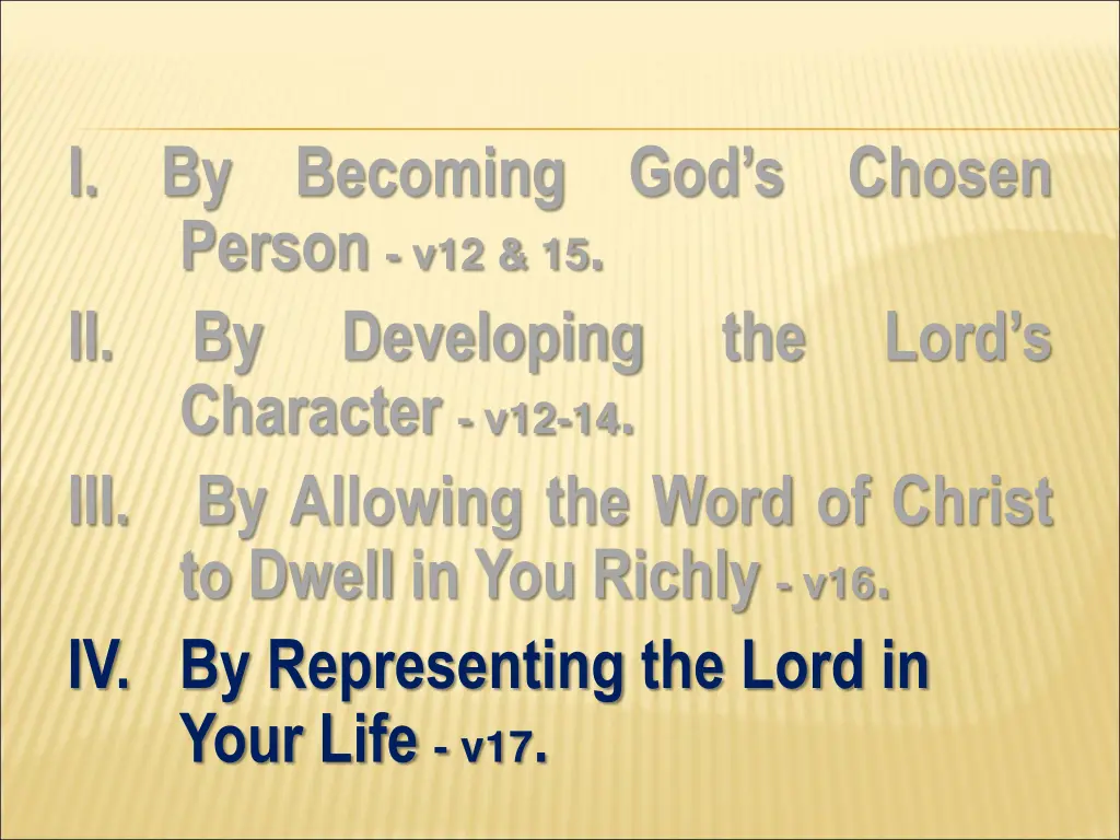 i by becoming god s chosen person 15