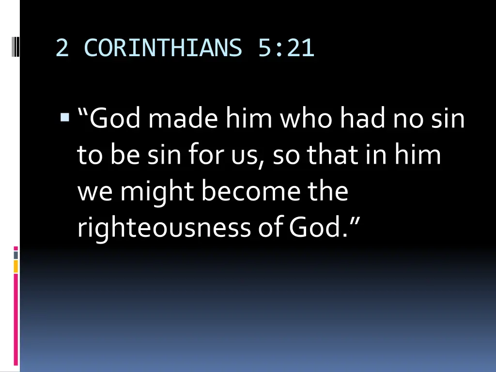 2 corinthians 5 21