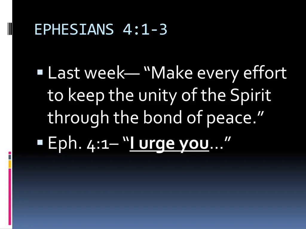 ephesians 4 1 3