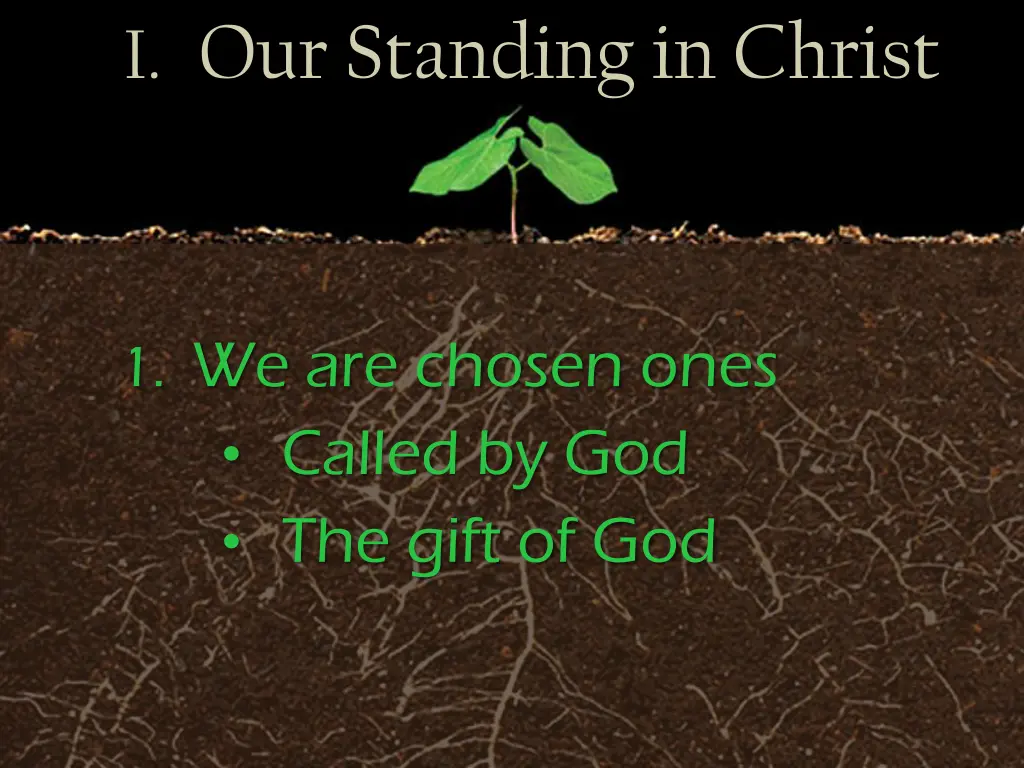 i our standing in christ