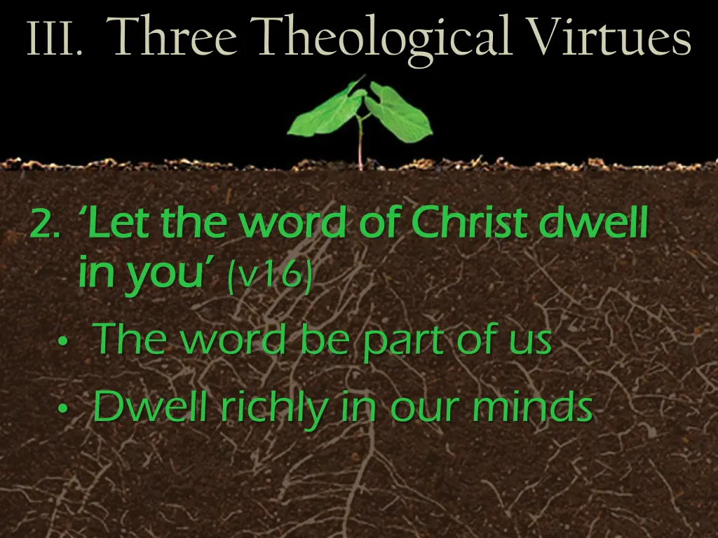 iii three theological virtues 1