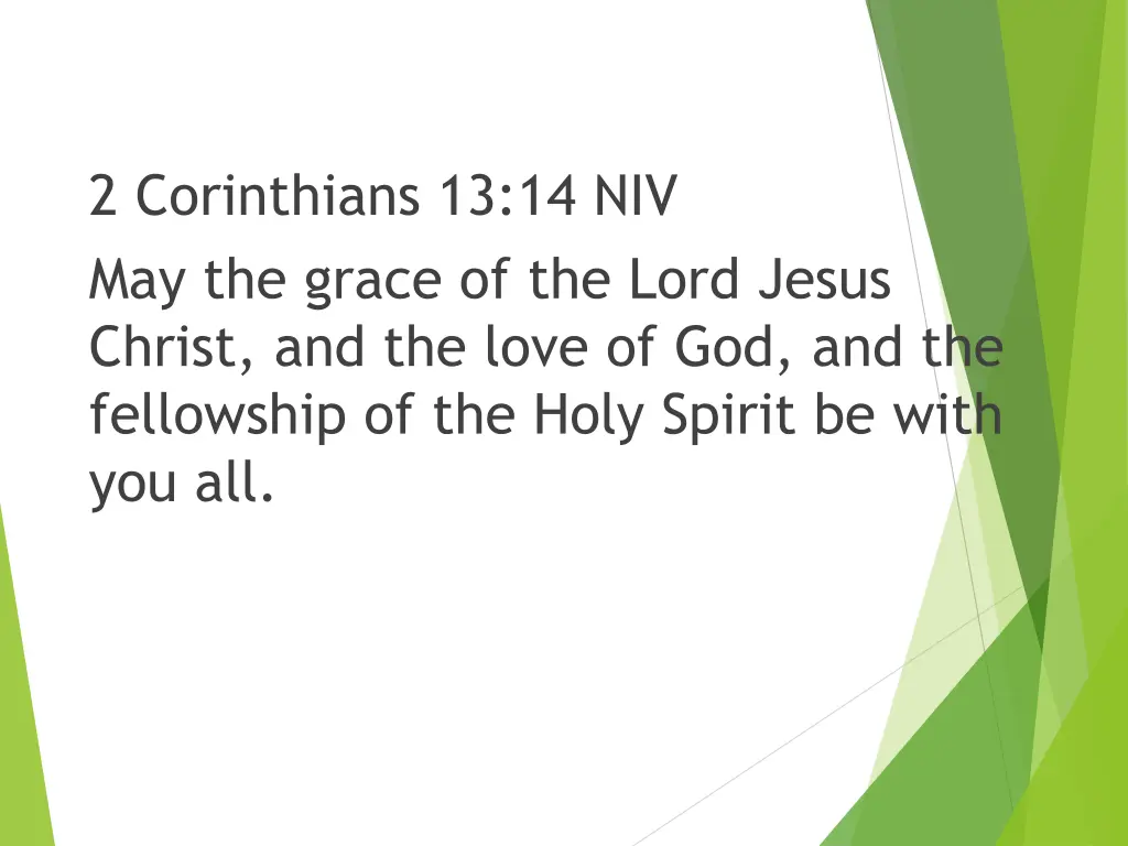 2 corinthians 13 14 niv may the grace of the lord