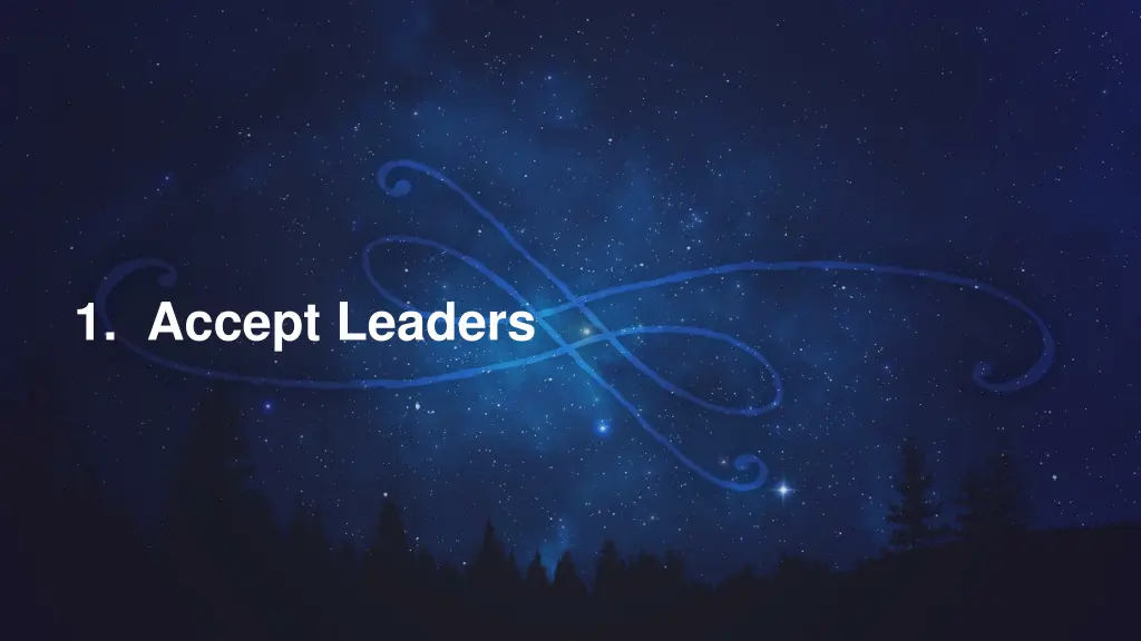 1 accept leaders