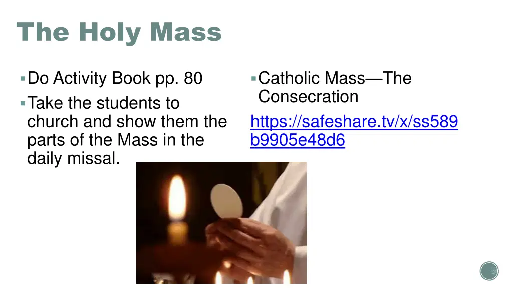 the holy mass 1