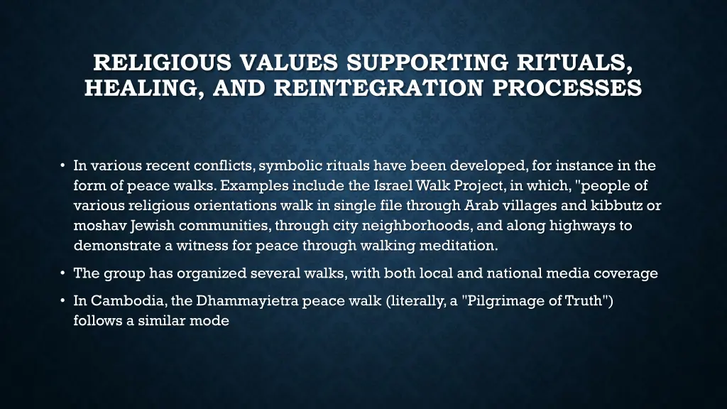 religious values supporting rituals healing 1