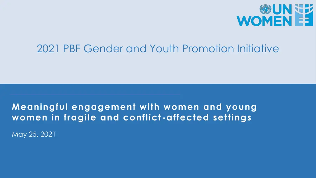 2021 pbf gender and youth promotion initiative