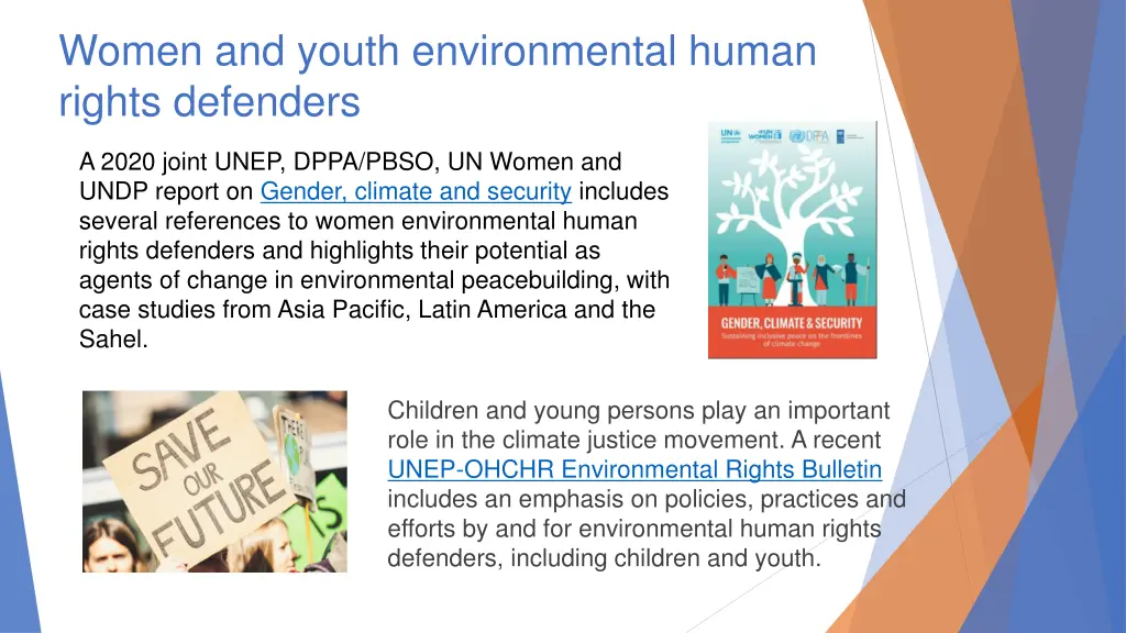 women and youth environmental human rights