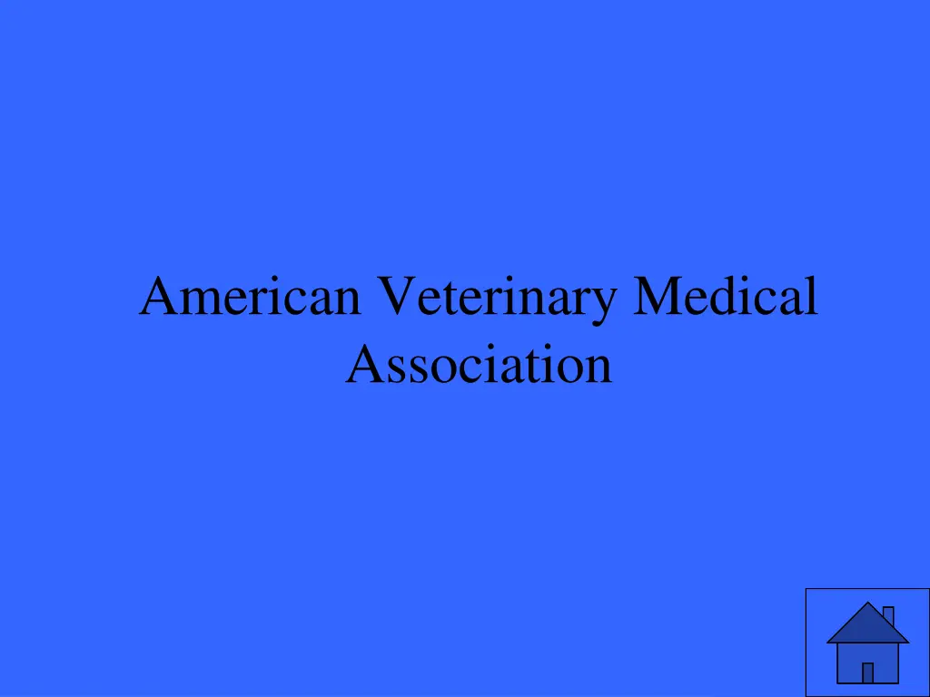 american veterinary medical association