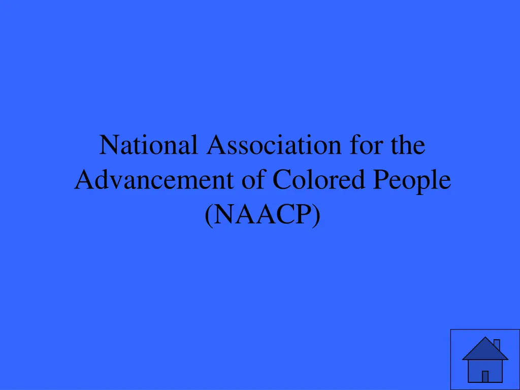 national association for the advancement