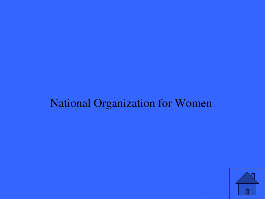 national organization for women