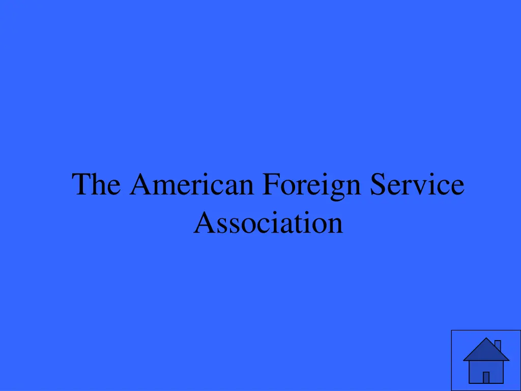 the american foreign service association