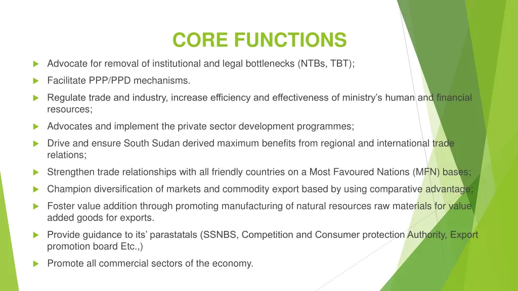 core functions 1