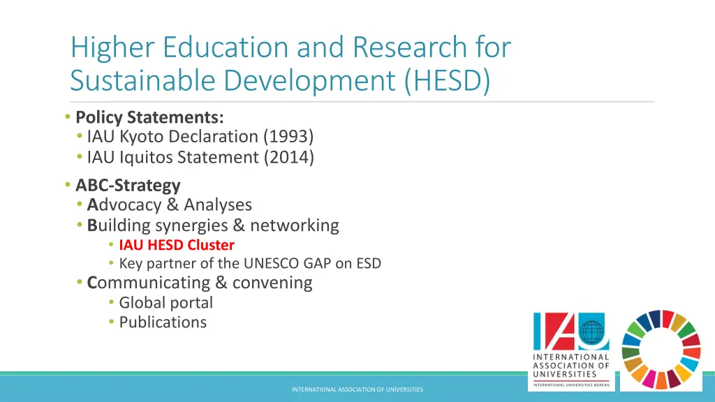 higher education and researchfor