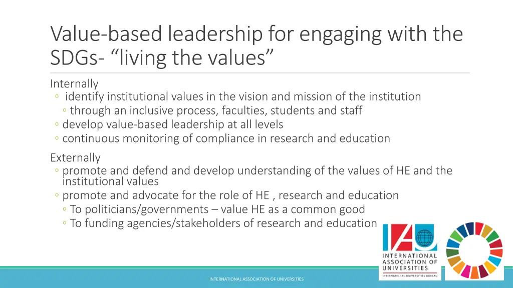 value based leadership for engaging with the sdgs 2