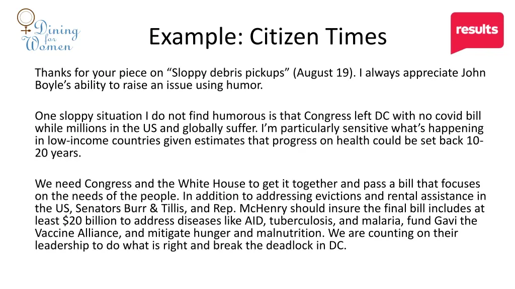 example citizen times