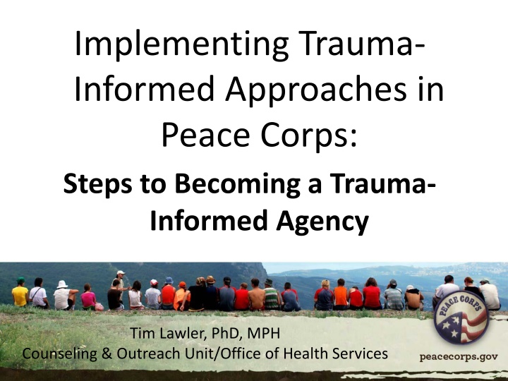 implementing trauma informed approaches in peace