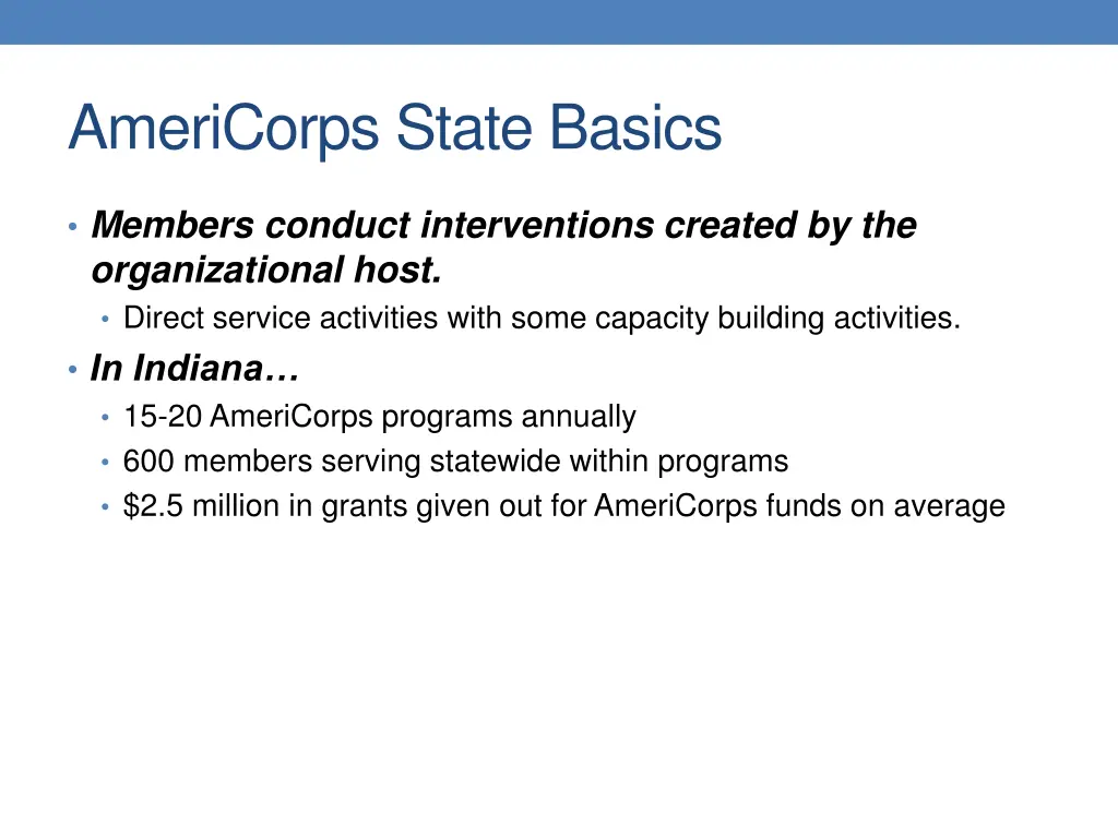 americorps state basics