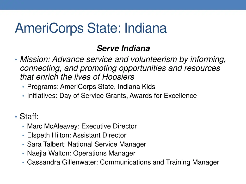 americorps state indiana