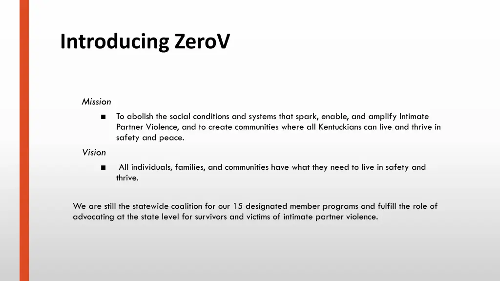 introducing zerov