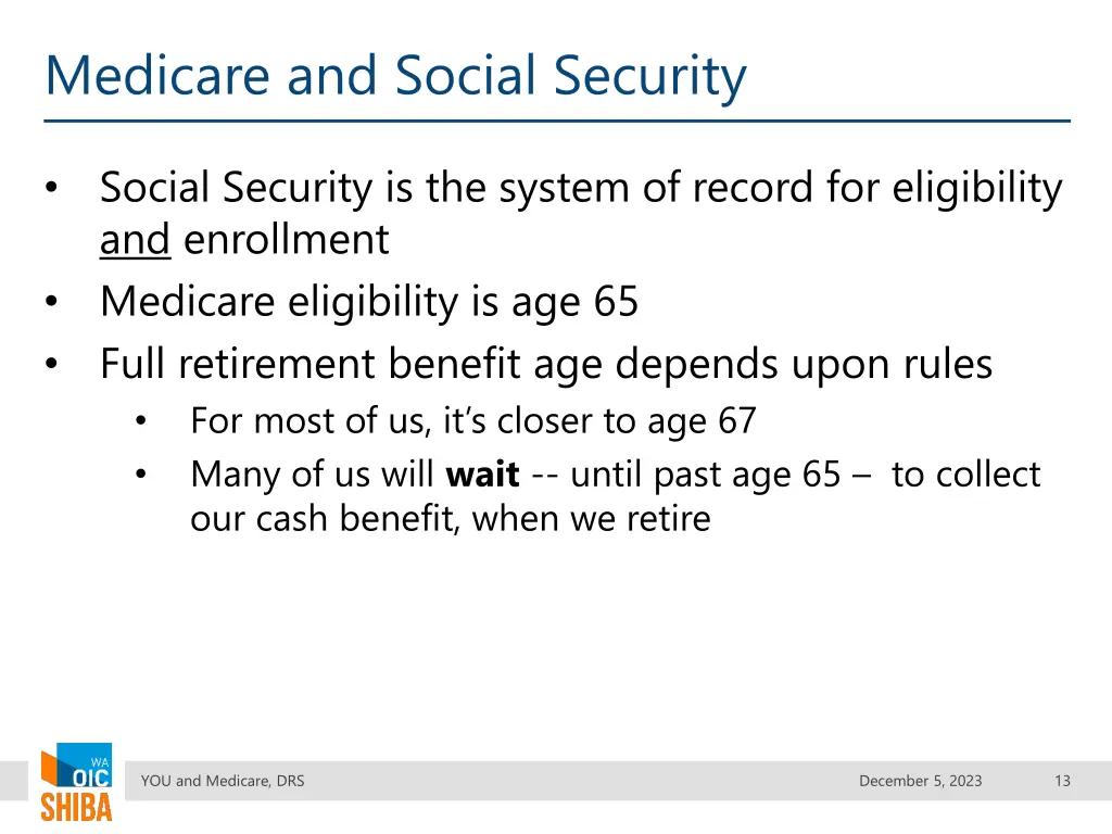 medicare and social security