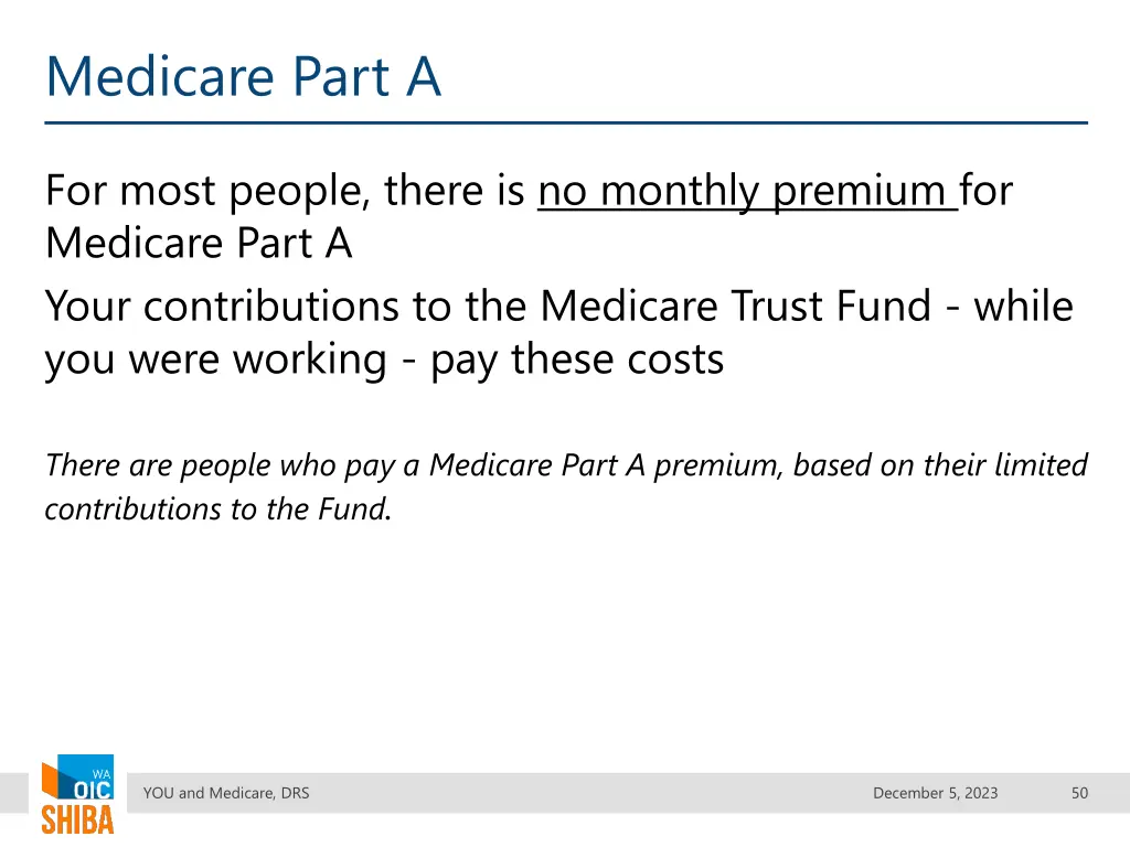 medicare part a