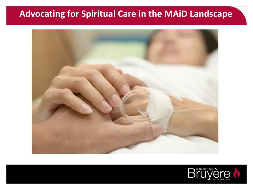 advocating for spiritual care in the maid