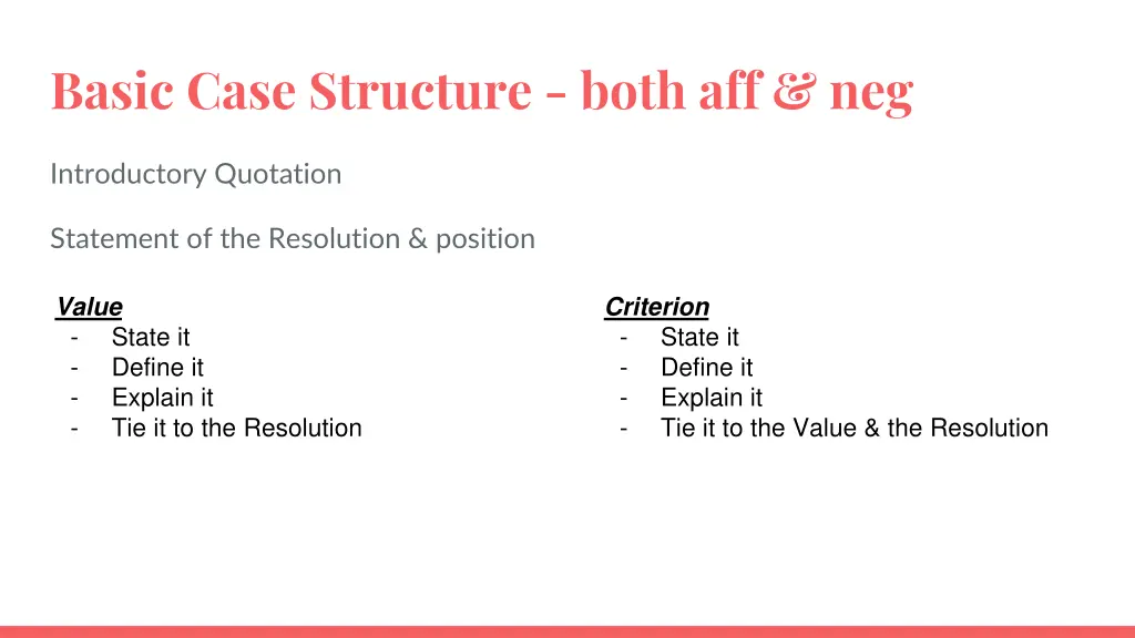 basic case structure both aff neg