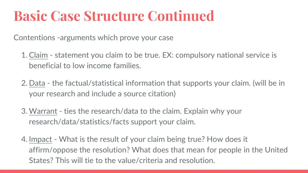 basic case structure continued