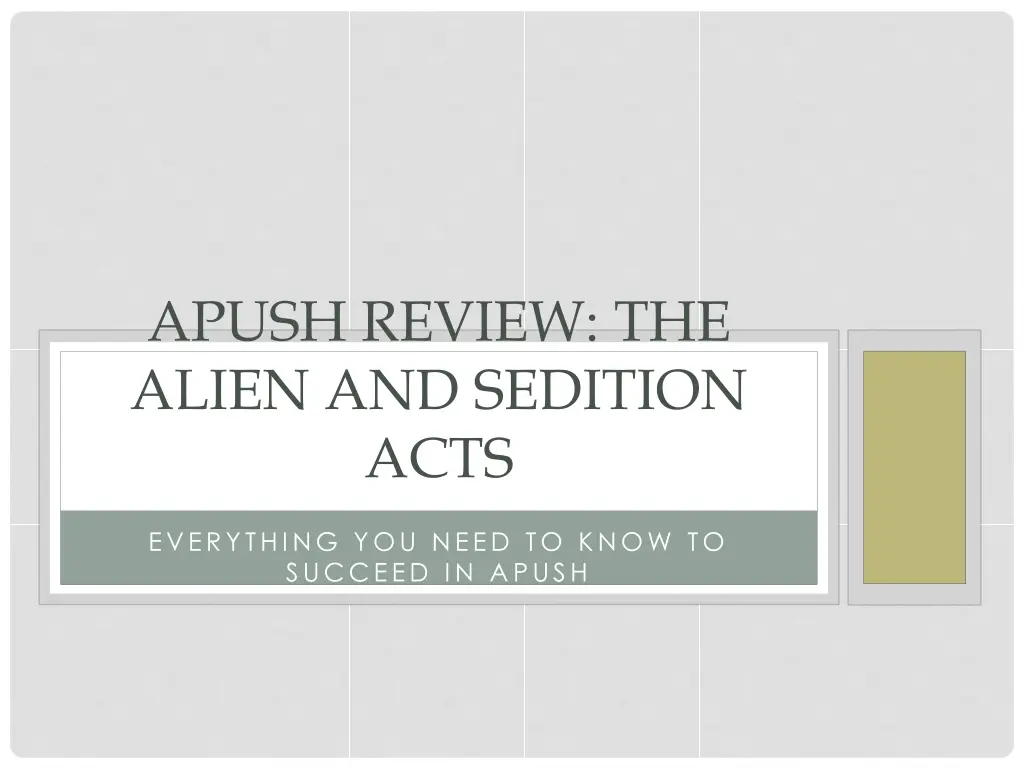 apush review the alien and sedition acts