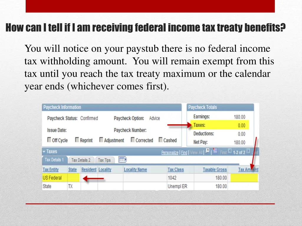 how can i tell if i am receiving federal income