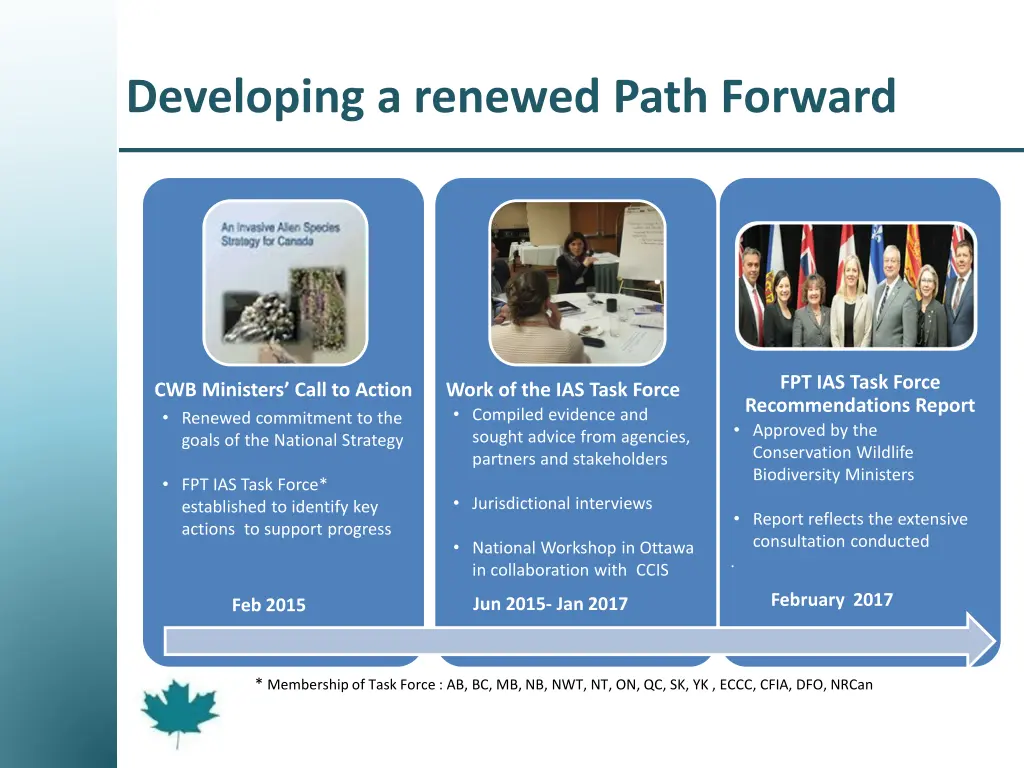 developing a renewed path forward