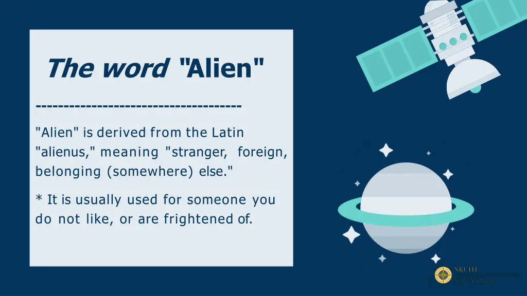 the word alien