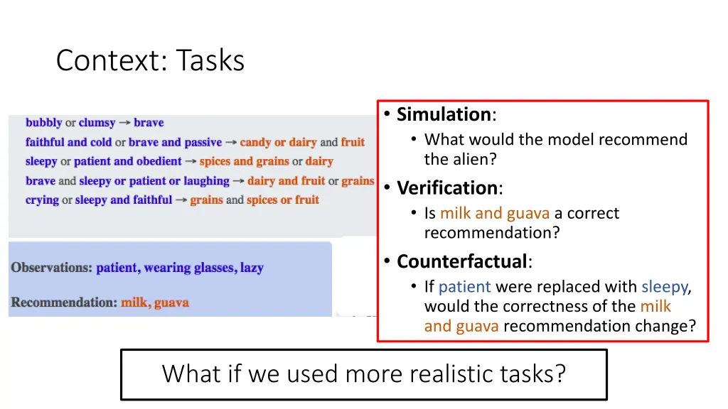 context tasks 1