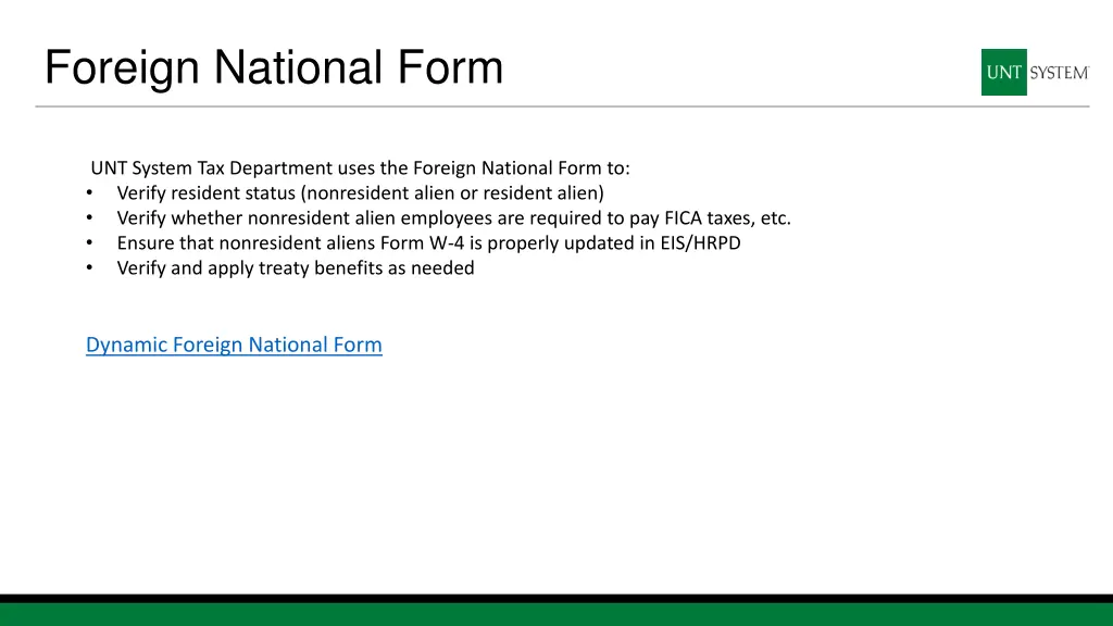 foreign national form