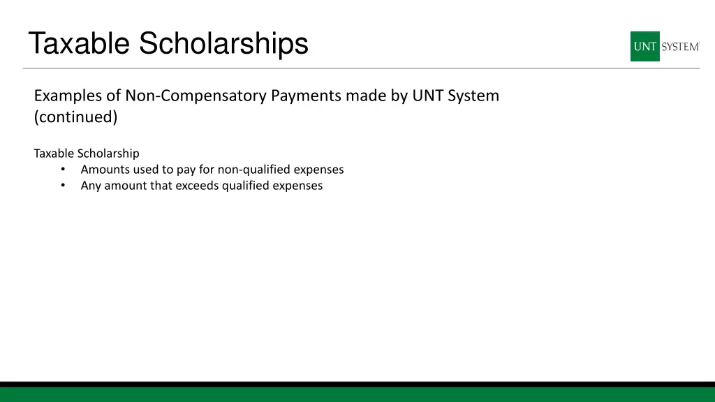 taxable scholarships 2