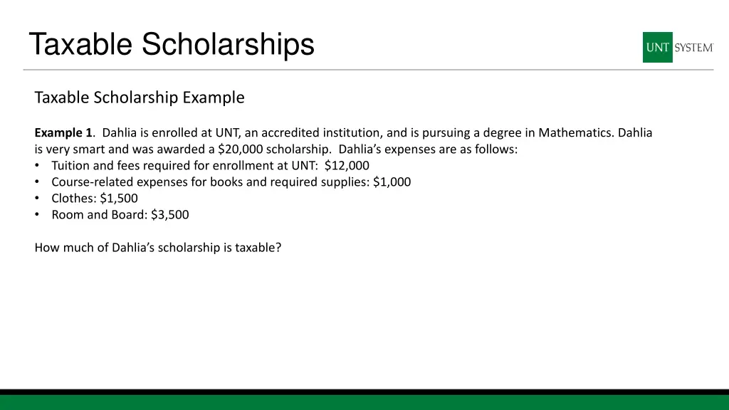 taxable scholarships 3