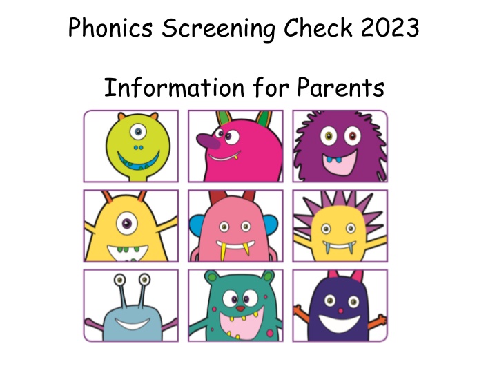 phonics screening check 2023